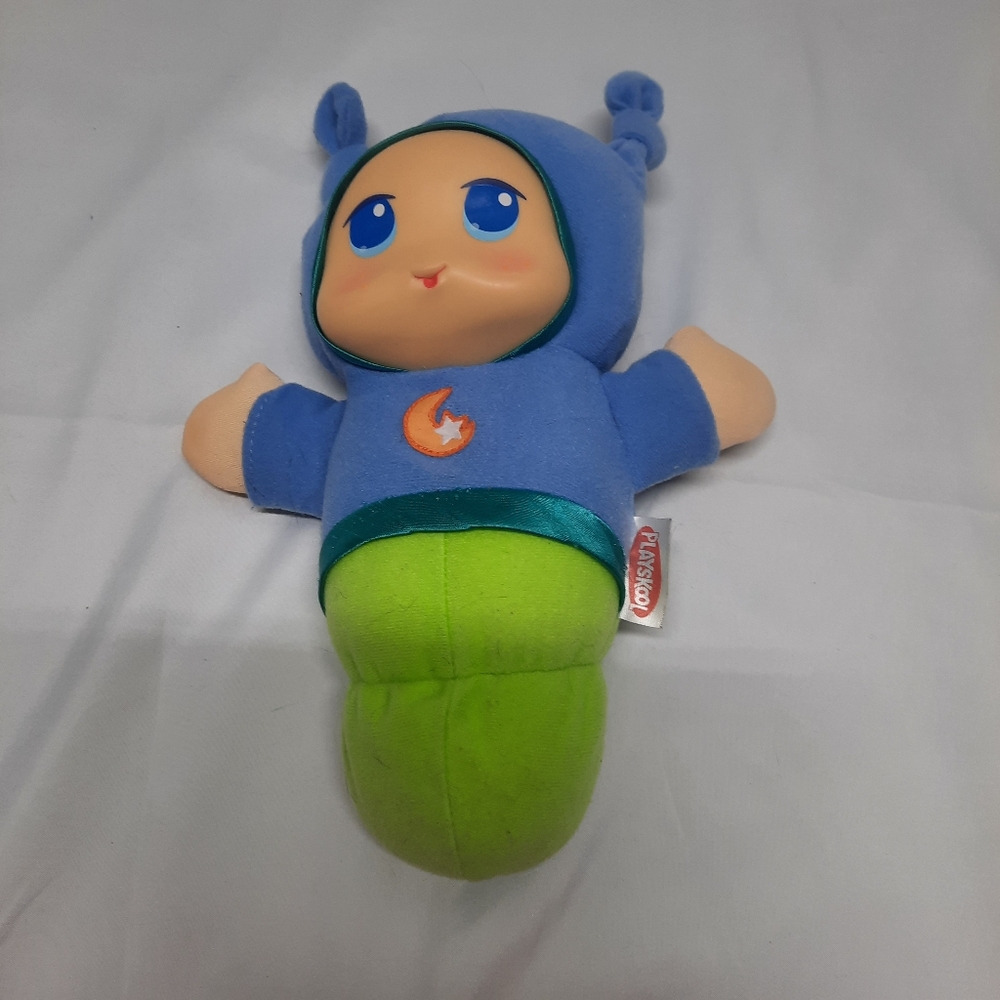 VTG 2009 EUC Playskool Lullaby Glow worm Lights up & musical